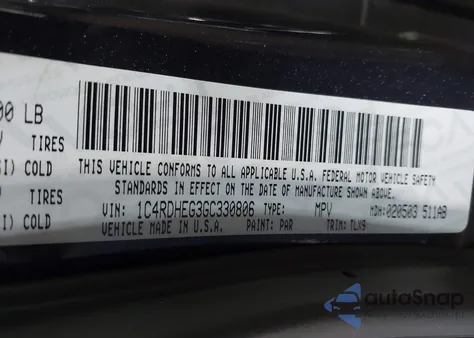 2016 Dodge Durango Citadel from USA, damaged, VIN 1C4RDHEG3GC330806